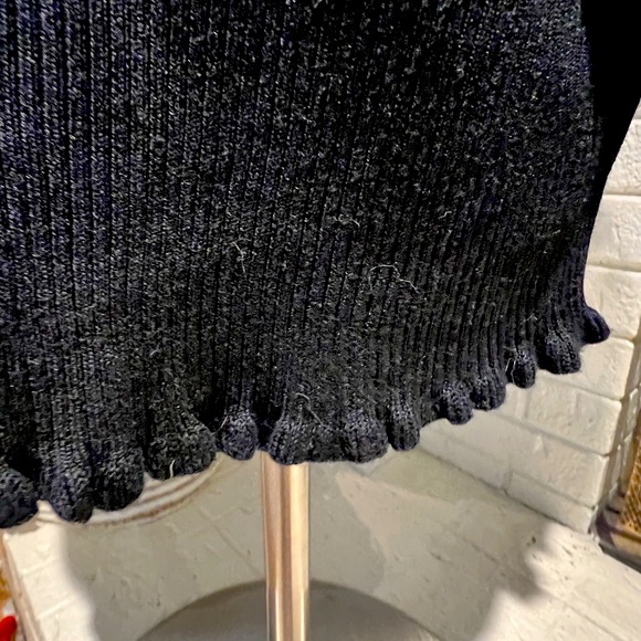 Black Midi Sweater Dress - Picture 5 of 5